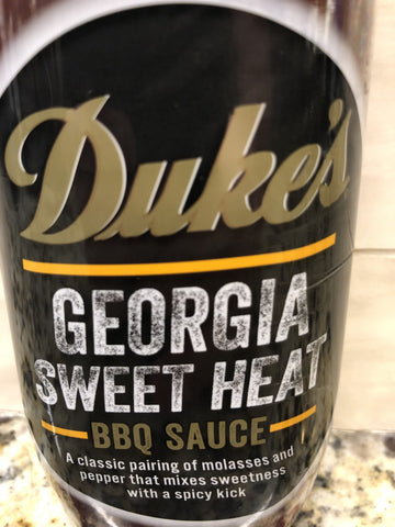 4 BOTTLES Duke's Georgia Sweet Heat BBQ Sauce Barbecue 17.5 oz Mayo Pork