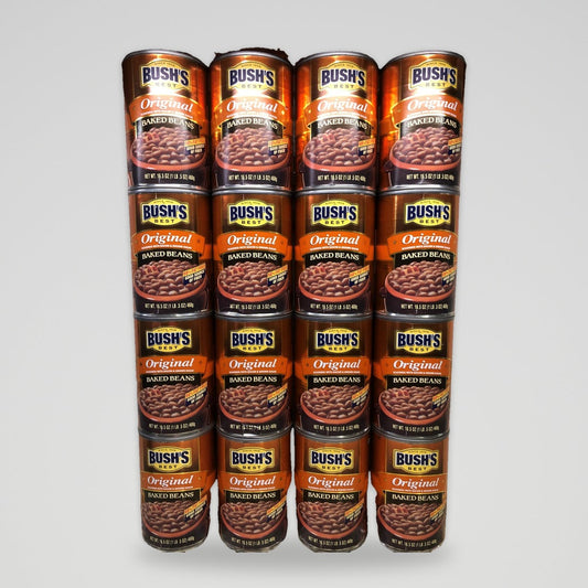 16 Cans of Bush's Original Baked Beans, 16.5 oz