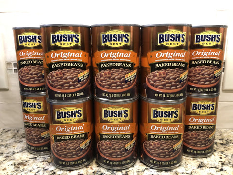 16 Cans of Bush's Original Baked Beans, 16.5 oz