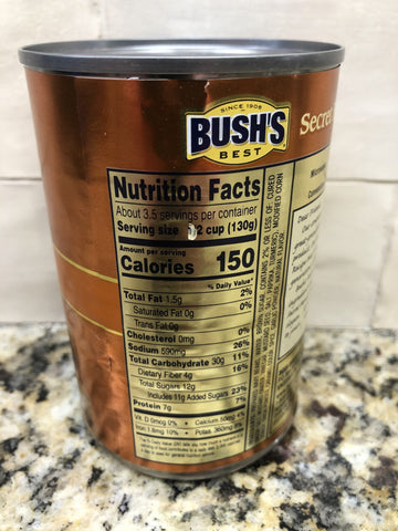 16 CANS Bush's Original Baked Beans 16.5 oz bacon brown sugar FREE SHIP