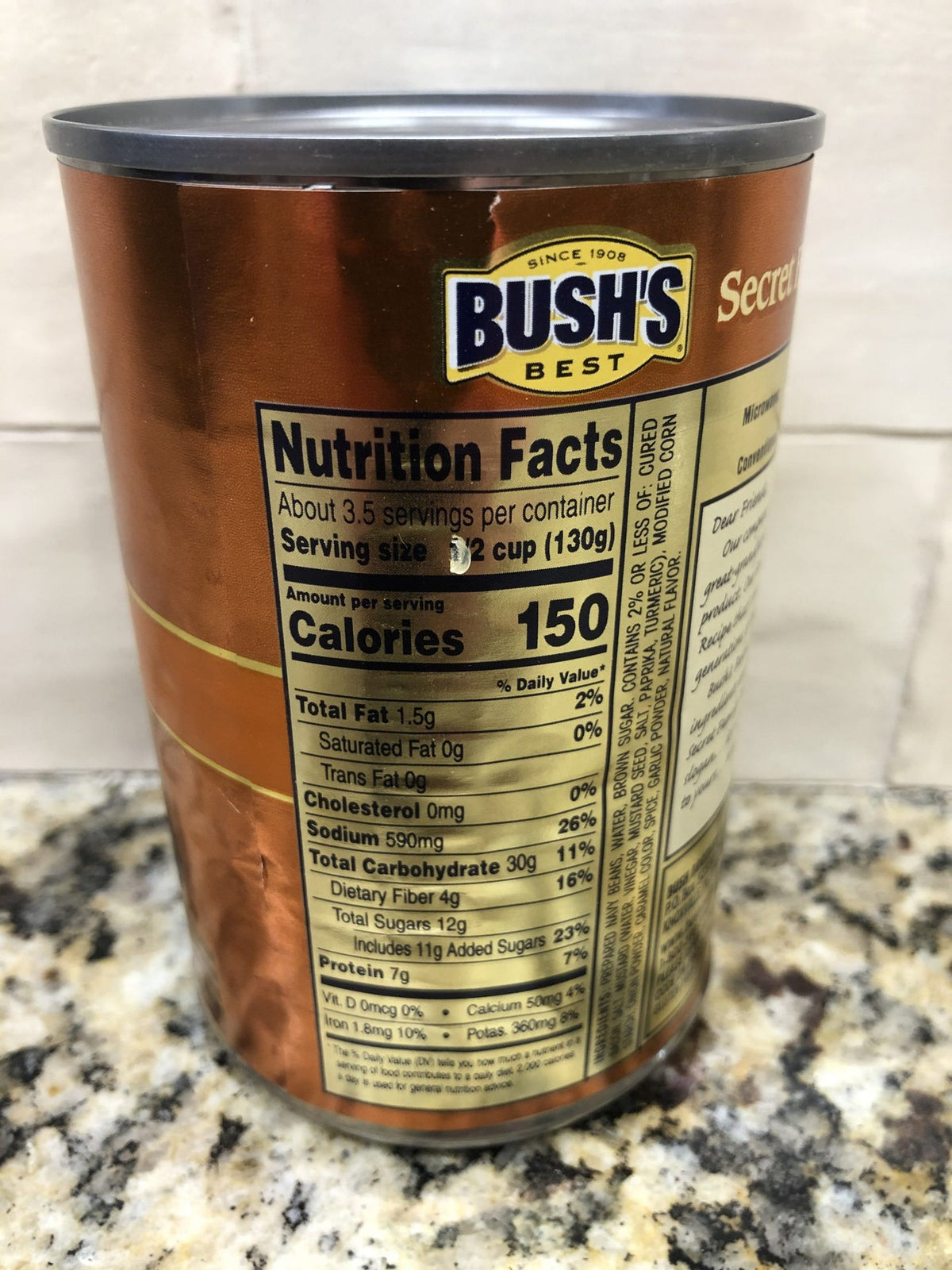 16 Cans of Bush's Original Baked Beans, 16.5 oz