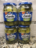 4 JARS Vlasic Kosher Dill Spear Pickles 32 oz Salad Sandwich FREE SHIP