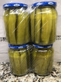 4 JARS Vlasic Kosher Dill Spear Pickles 32 oz Salad Sandwich FREE SHIP