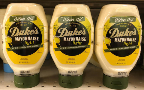 3 Bottles Duke's Light Mayonnaise with Olive Oil Diet Dukes Mayo FREE SHIP