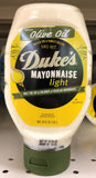 3 Bottles Duke's Light Mayonnaise with Olive Oil Diet Dukes Mayo FREE SHIP