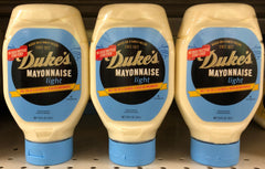 3 Bottles Duke's Light Mayonnaise Diet Dukes Mayo Sandwich Spread FREE SHIP