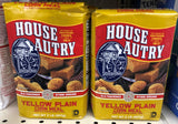 TWO BAGS House Autry Yellow Plain Corn Meal 2 lb. Bag Bread Muffins Sticks