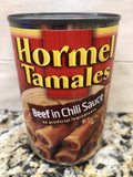 4 Cans of Hormel Beef in Chili Sauce Tamales, 15 oz