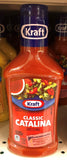 4 BOTTLES Kraft Classic Catalina Salad Dressing 16 oz DIP