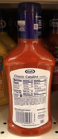 4 BOTTLES Kraft Classic Catalina Salad Dressing 16 oz DIP