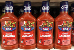 4 BOTTLES Kraft Classic Catalina Salad Dressing 16 oz DIP