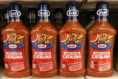4 BOTTLES Kraft Tangy Bacon Catalina Salad Dressing 16 oz (Copy)