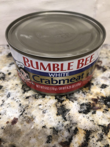 10 CANS BUMBLE BEE White Crab Meat 6 oz Dip Cake Food Salad Snack