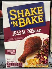 Kraft Shake 'N Bake BBQ Chicken Glaze Seasoned Coating Mix 2 Pouches