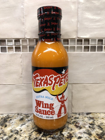 2 BOTTLES Texas Pete Extra Mild Buffalo Wing Sauce Dip 12 Oz Chicken
