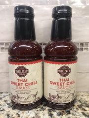 2 BOTTLES Wellsley Farms Thai Chili Sauce 30 oz Tabasco like Franks Red Hot