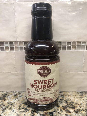 2 BOTTLES Wellsley Farms Sweet Bourbon Marinade Sauce 30 oz Steak Brisket Chicken