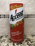 Accent All Natural Flavor Enhancer Seasoning 32 oz Less Sodium fish beef chicken