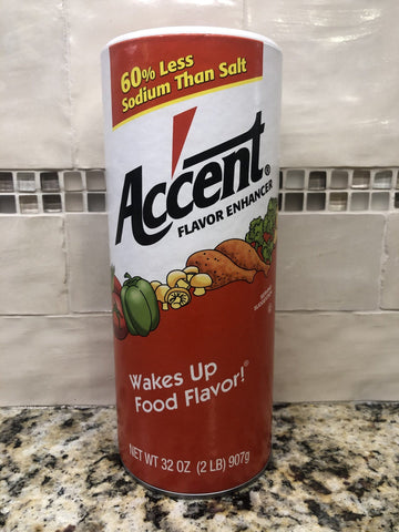 2 Jars of Accent All Natural Flavor Enhancer Seasoning, 32 oz
