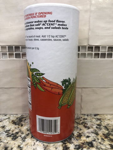 Accent All Natural Flavor Enhancer Seasoning, 32 oz