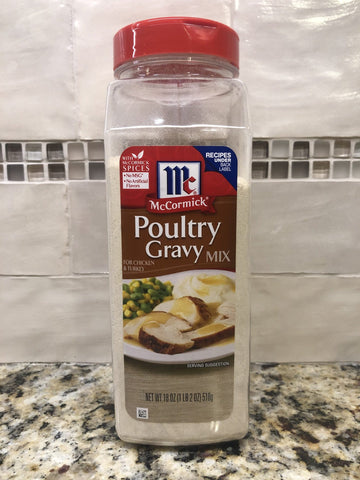 8 JARS McCormick Premium Poultry Gravy Mix 18 oz Chicken Meat