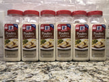 6 JARS McCormick Premium Poultry Gravy Mix 18 oz Chicken Meat