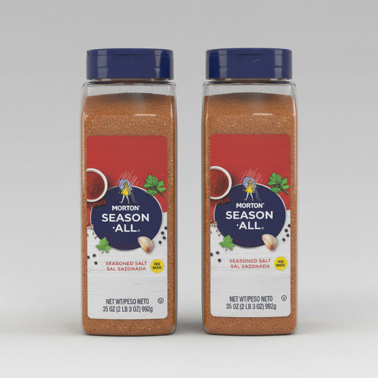 2 Jars Morton Season-All Seasoned Salt 35 oz