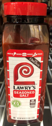 2 JARS Lawry's Seasoned Salt 40 oz Steak Chicken French Fry FREE SHIP