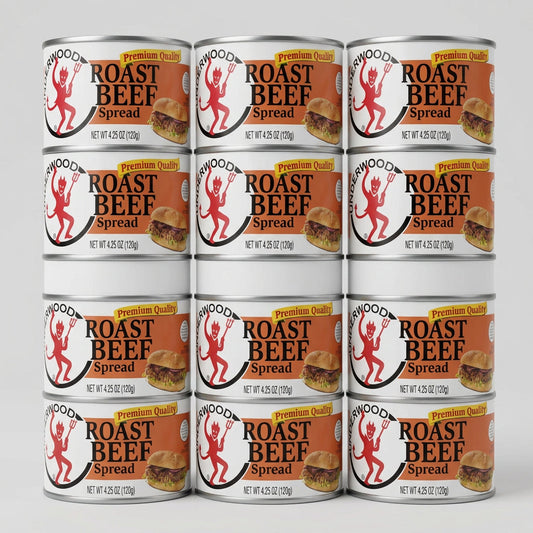 12 Cans Underwood Roast Beef Spread 4.25 oz. Can