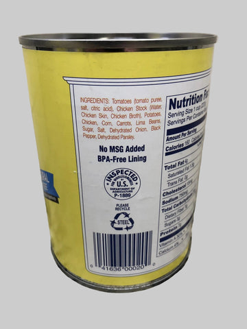 Boone Brands Mrs Fearnows Brunswick Stew 20 oz Can Soup Chicken