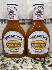 Sweet Baby Ray's Buffalo Hot Wing Sauce & Marinade 2x16 oz Bottle Chicken BBQ