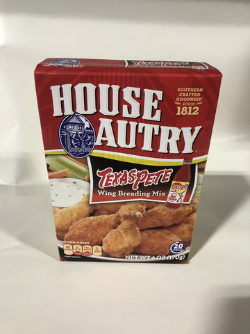 4 BOXES House Autry Texas Pete Chicken Wing Breading Mix 6 oz Flour Buffalo