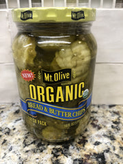 Mount Olive Organic Bread And Butter Chips Pickles 16 oz Mt Sweet Sandwich