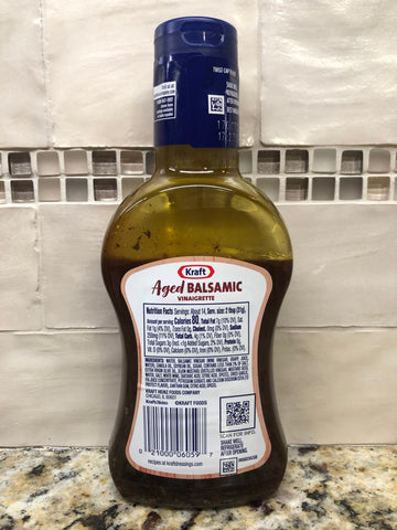 3 BOTTLES Kraft Aged Balsamic Vinaigrette Salad Dressing 14 oz Oil