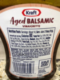 3 BOTTLES Kraft Aged Balsamic Vinaigrette Salad Dressing 14 oz Oil