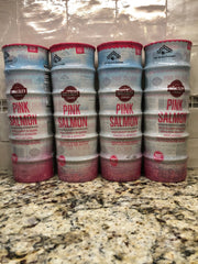 24 CANS Wellsley Farms Alaskan Pink Salmon 6 oz. FREE SHIP