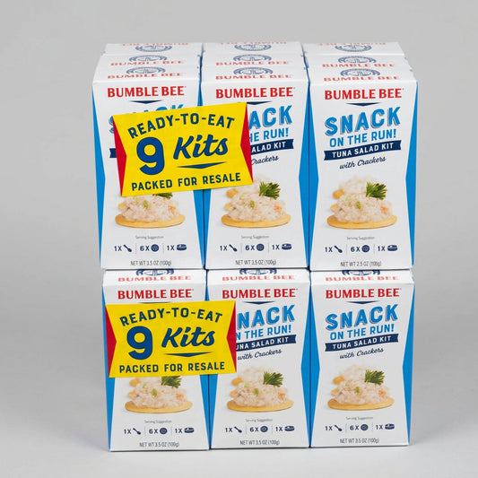 18 Boxes Bumble Bee Tuna Salad Snack on the Run 3.5 oz
