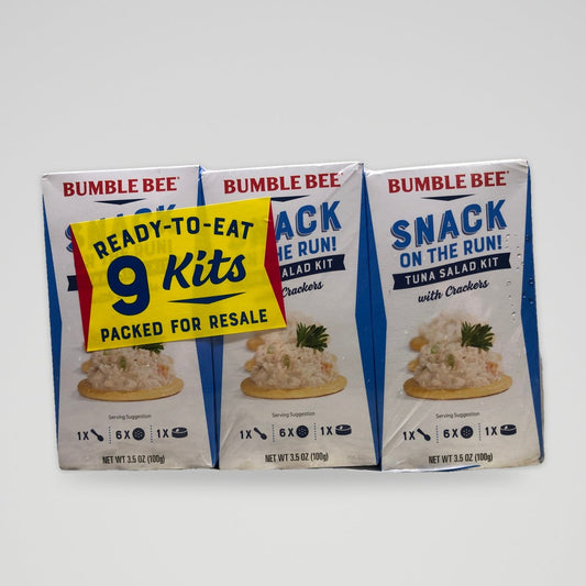 9 Boxes Bumble Bee Tuna Salad Snack on the Run 3.5 oz