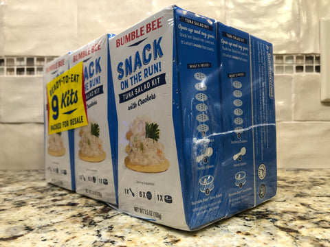 18 Boxes Bumble Bee Tuna Salad Snack on the Run 3.5 oz