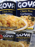 16 CANS Goya Chick Peas Garbanzos 15.5 oz Beans hummus chana masala