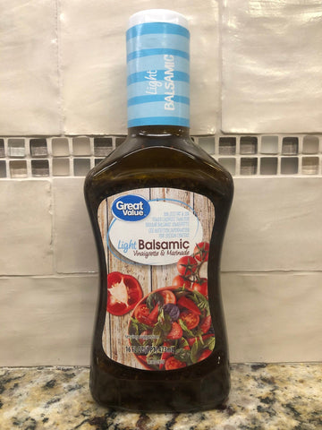 4 BOTTLES Great Value Balsamic Vinaigrette Salad Dressing & Marinade 16 oz