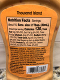 4 BOTTLES Great Value Thousand Island Salad Dressing & Dip 16 oz