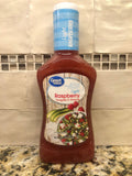 4 Bottles Great Value Light Raspberry Vinaigrette Salad Dressing, 16 oz