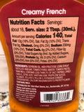 4 BOTTLES Great Value Creamy French Salad Dressing & Dip 16 oz