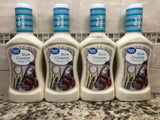 4 BOTTLES Great Value Blue Cheese Salad Dressing & Dip 16 oz