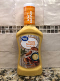 4 BOTTLES Great Value Honey Mustard Salad Dressing & Dip 16 oz