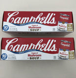 20 Campbell's Condensed Cream of Mushroom Soup 10.5 oz Cans FREE SHIP