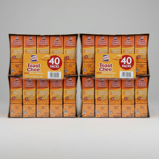 80 packs Toastchee Lance Sandwich Crackers Cheese Nipchee Nabs