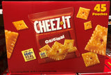 Cheez-It Original Baked Cheese Cracker Snack Packs 1.5 oz 45 packs FREE SHIP