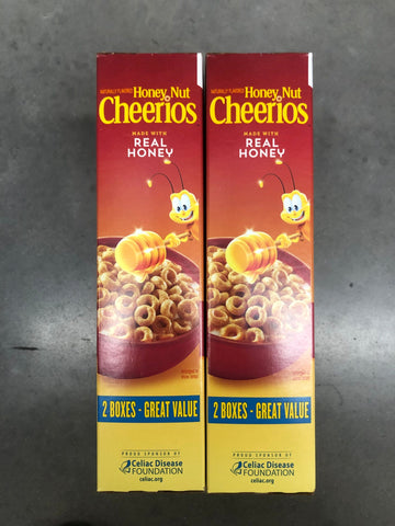 General Mills Honey Nut Cheerios Gluten-Free Cereal 27.6 oz 2 Bags